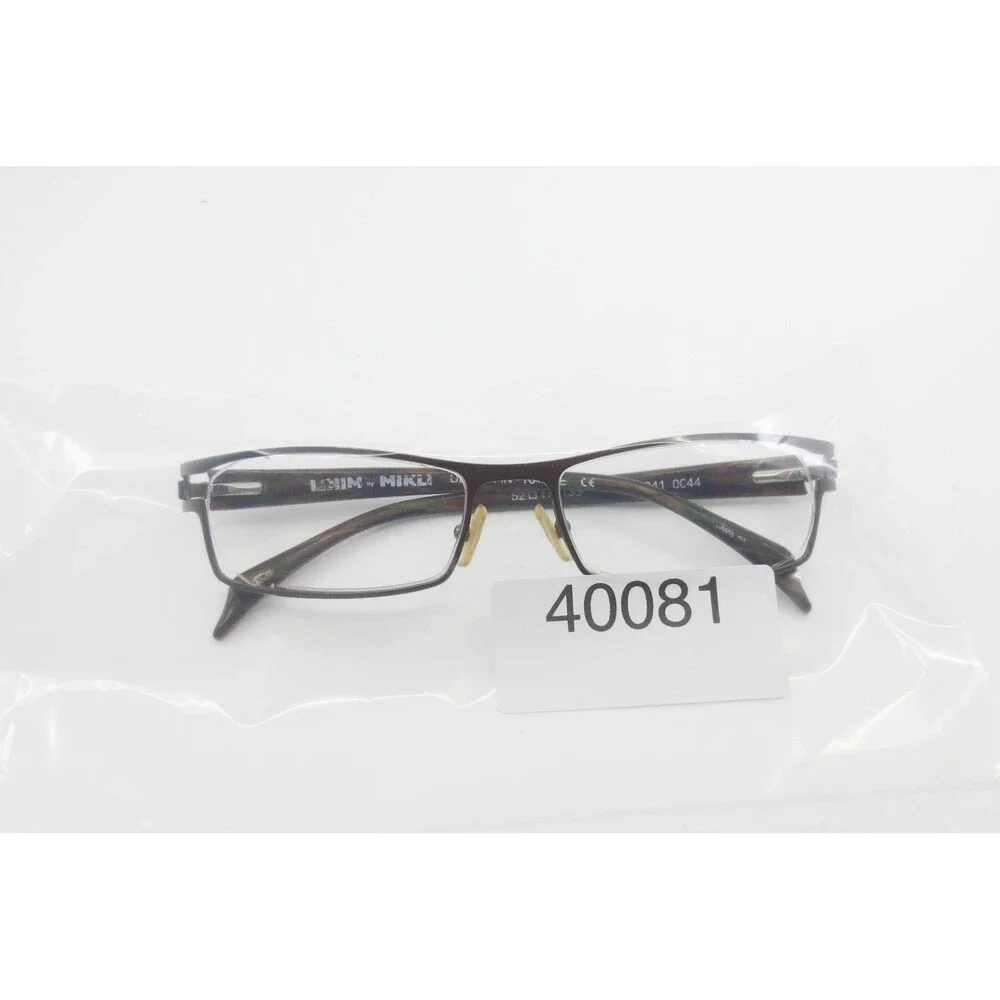 L'HIM by Mikli ML1041 0C44 Brown Tortoise Rectangular Eyeglass Frames 52-17-135